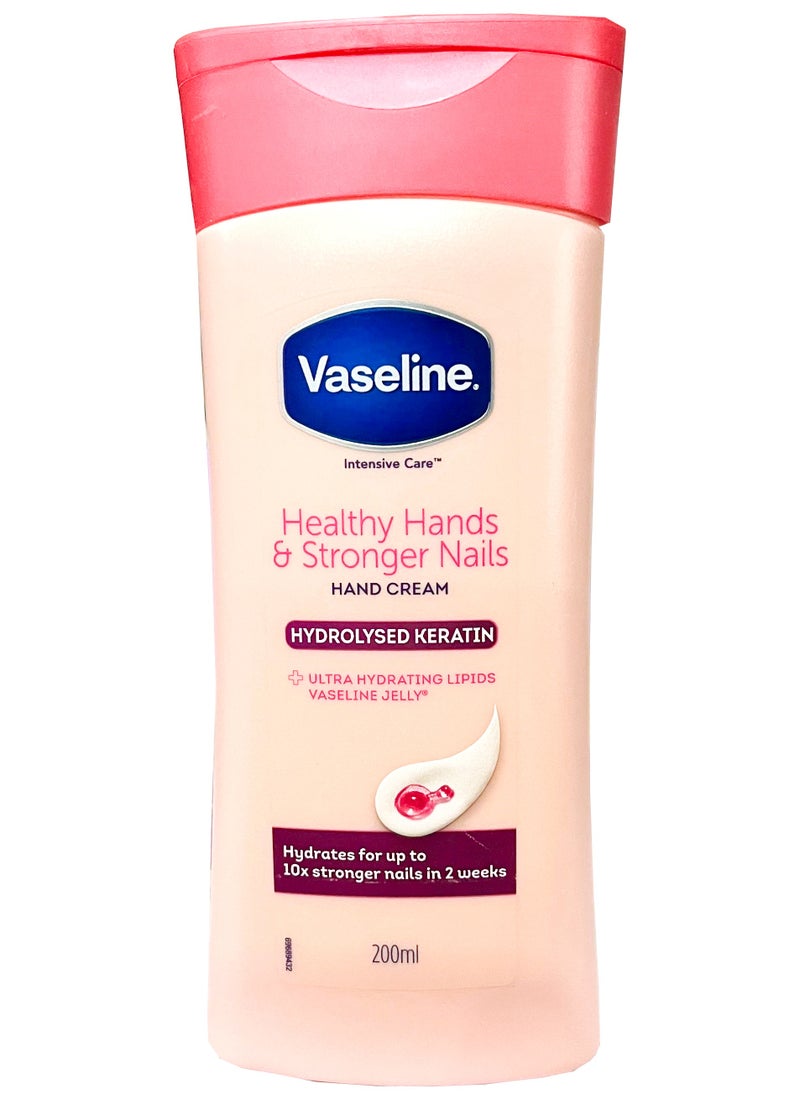 Vaseline - Vaseline Intensive Care Healthy Hands Stronger Nails 200Ml - Image 1