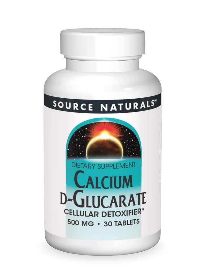 Source Naturals Calcium Dglucarate 500Mg Cellular Detoxifier 30 Tablets - Image 1