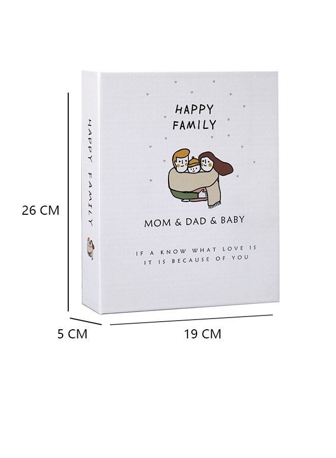 منزل الغابة ألبوم صور بختم 200 جيب لصور مقاس 6 بوصات، ألبوم صور محمول لحفلات الزفاف العائلية والأولاد والبنات - Image 4