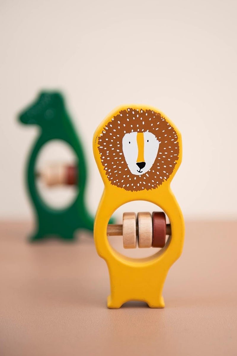 Trixie Wooden Rattle - Mr. Lion - Image 2