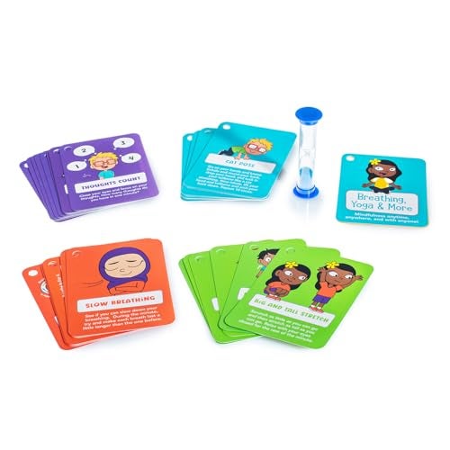 Open The Joy Let’s Chat 3-in-1 Conversation Starters Cards for Kids - Grab and Go Travel Card Games for Car, Airplanes - Talk, Think, Joke Cards - Ages 4+ - Image 2