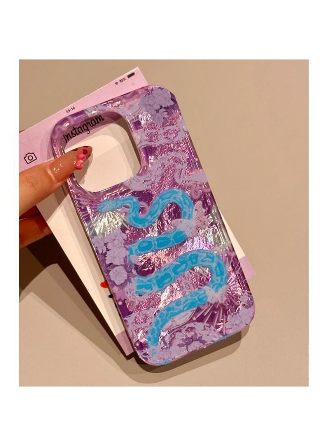 NIBEMINENT Year of the Snake Good Fortune Arrives Protective TPU Case Cover For iPhone 15 Plus