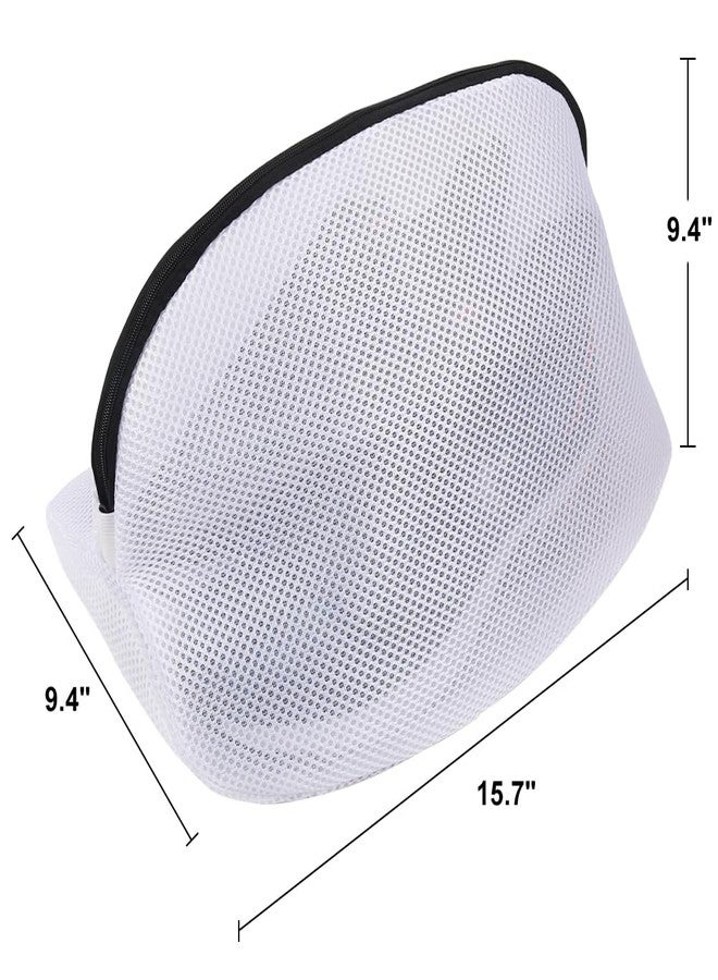 Vivifying Shoes Wash Bags, Set of 3 Mesh Shoes Laundry Bag with Zip Closure for Sneakers, Socks, Bras - Image 2