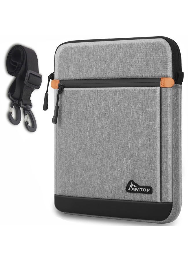 SIMTOP 12.9 Inch Tablet Sleeve Compatible with iPad Pro 12.9-inch (3rd/4th/5th/6th Generation), Samsung Galaxy Tab (S9 FE/S9+), SurfacePro 8/9, YKK Zipper, Detachable Shoulder Strap, Hidden Handle. - Image 1