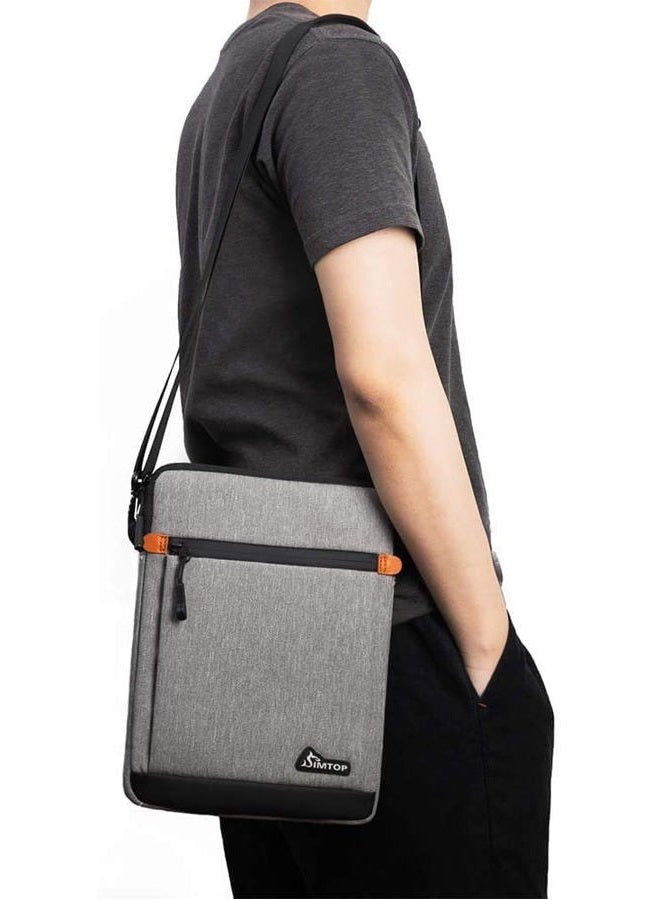 SIMTOP 12.9 Inch Tablet Sleeve Compatible with iPad Pro 12.9-inch (3rd/4th/5th/6th Generation), Samsung Galaxy Tab (S9 FE/S9+), SurfacePro 8/9, YKK Zipper, Detachable Shoulder Strap, Hidden Handle. - Image 2