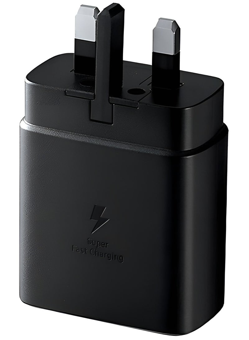 بروماس شاحن سريع يو اس بي نوع سي ، قابس شاحن سريع 45 واط لسامسونج، قابس شاحن يو اس بي نوع سي متوافق مع سامسونج جالاكسي S23/S23+/S23 الترا/S22/S22+/S22 الترا/S21/S20/نوت 20/Z فليب 4/Z فولد 4 - أسود - Image 1