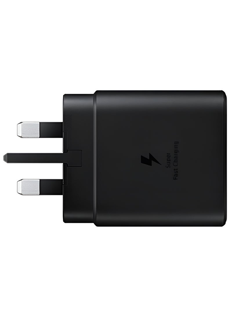 بروماس شاحن سريع يو اس بي نوع سي ، قابس شاحن سريع 45 واط لسامسونج، قابس شاحن يو اس بي نوع سي متوافق مع سامسونج جالاكسي S23/S23+/S23 الترا/S22/S22+/S22 الترا/S21/S20/نوت 20/Z فليب 4/Z فولد 4 - أسود - Image 2