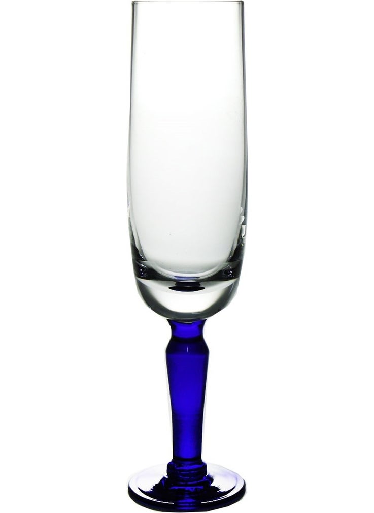 Hand Made Crystal Dark Blue Footed Champagne Glass 1 Piece 20222 Transparent - pzsku/ZDD57F1C03E4DCCD22CB2Z/45/_/1725794629/4bb3f749-4776-4595-be1d-d7f888a65664