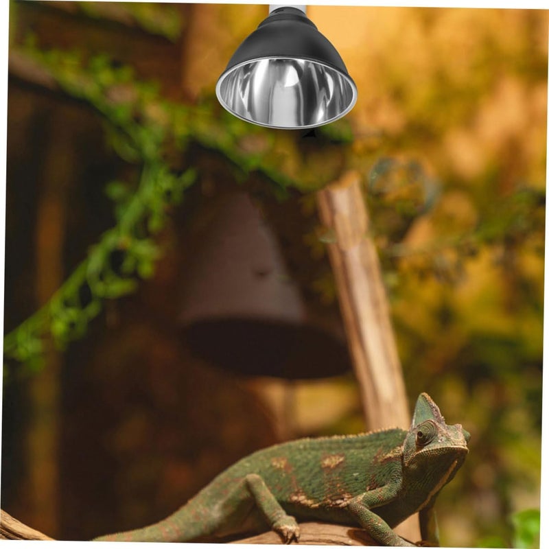 VICASKY Reptile Heat Lamp Fixture with Shade and Optical Reflection Cover for Optimal Lighting and Heat Output Terrariums for Turtle Lizard and Snake - Image 4
