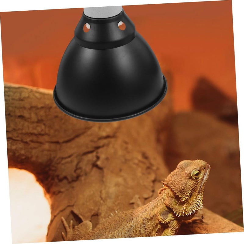 VICASKY Reptile Heat Lamp Fixture with Shade and Optical Reflection Cover for Optimal Lighting and Heat Output Terrariums for Turtle Lizard and Snake - Image 5