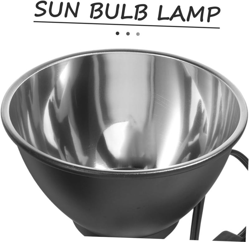 VICASKY Reptile Heat Lamp Fixture with Shade and Optical Reflection Cover for Optimal Lighting and Heat Output Terrariums for Turtle Lizard and Snake - Image 3