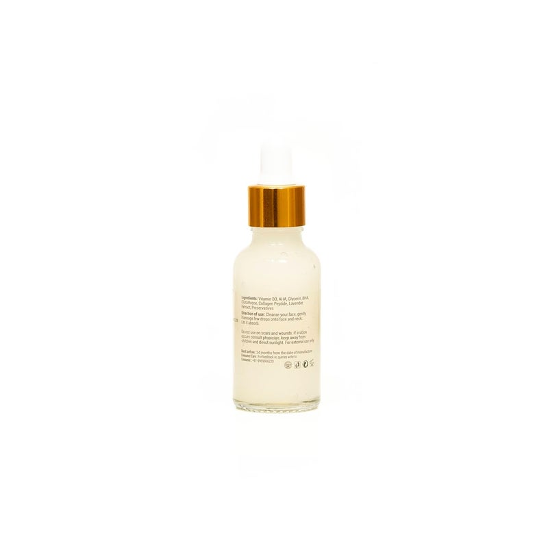 LORYS Lavender Face Night Serum Helps Even Skin Tone Improve Skin Texture Reduces Dark Spots Pigmentation Rejuvenates Skin Overnight Ideal for All Skins For Men Women 30 ml - Image 2