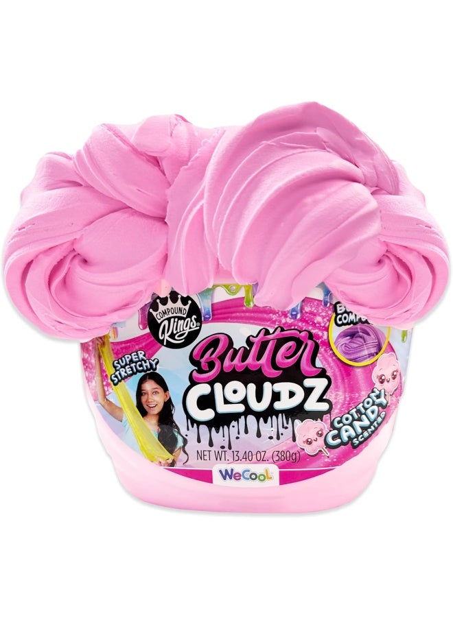 WeCool Compound Kings Butter Cloudz Cotton Candy Scented Slime in a Tub (380 g)  - Image 1