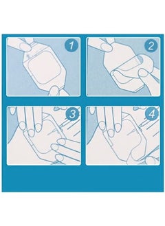 OMEVE Clear Film Dressing (10 x 12 cm), Pack of 6 Waterproof Wound Bandage Adhesive Patches, Clear Adhesive Patches for Post-Surgical Shower or After-Tattoo Care  - Image 5