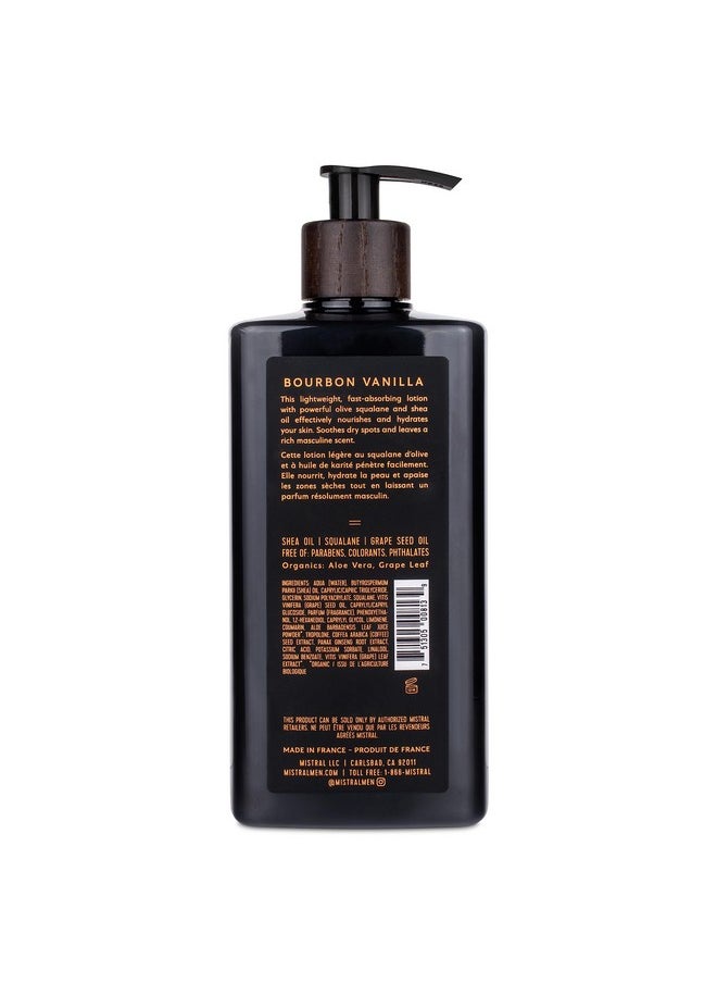 mistral Men'S Moisturerich Body Lotion Bourbon Vanilla 13.5 Fl Oz  - Image 2