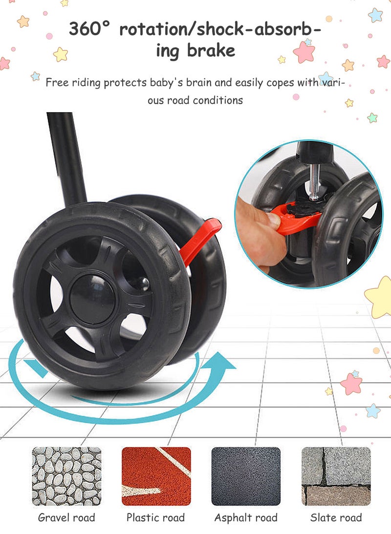 MaBaby Baby Toddlers Lightweight Strollers, Travel Stroller For Easy Fold, Single Stroller With Canopy - Image 4