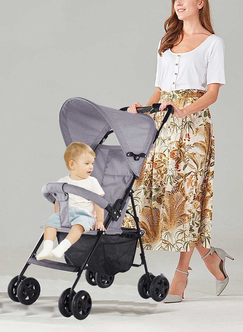 MaBaby Baby Toddlers Lightweight Strollers, Travel Stroller For Easy Fold, Single Stroller With Canopy - Image 2