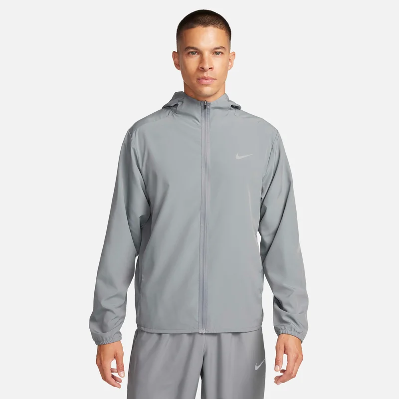 Nike Grey Men's Form Dri-FIT Hooded Jacket for Men | Best Price UAE