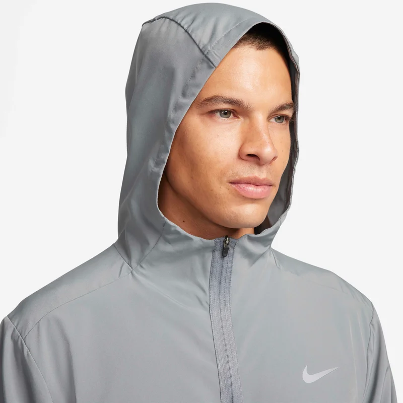 Nike Grey Men's Form Dri-FIT Hooded Jacket for Men | Best Price UAE