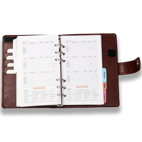 COI Dated Brown 2026 Leather Diary & Notebooks New Year Organizer for Office going Men & Women with Pen - Image 5