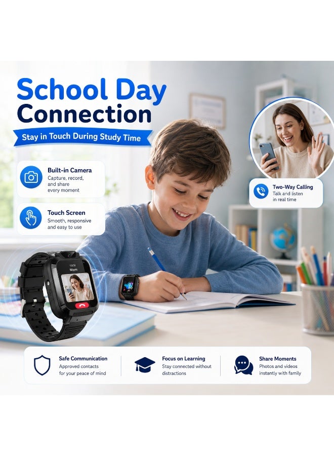 GroveMade Kids Smart Watch for Boys & Girls – Touchscreen Smartwatch with Camera, Games, Alarm, Music Player & More – Fun & Educational Gift for Children – Easy to Use - Image 2