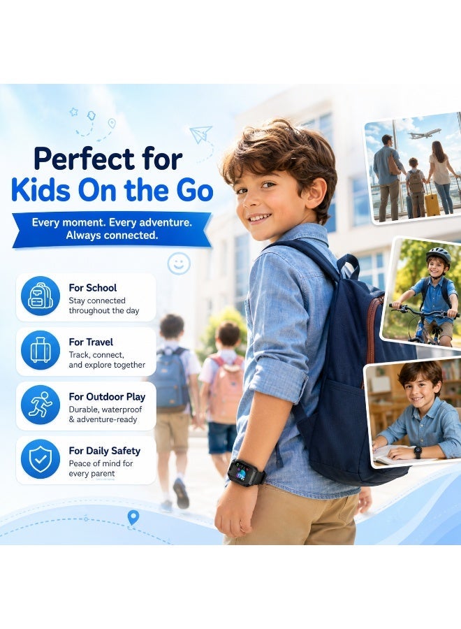 GroveMade Kids Smart Watch for Boys & Girls – Touchscreen Smartwatch with Camera, Games, Alarm, Music Player & More – Fun & Educational Gift for Children – Easy to Use - Image 3