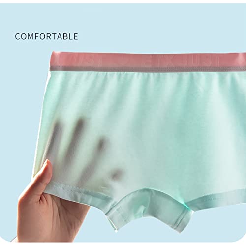 Blueleyu Underwear Girls Boxer Briefs Cotton Comfort Breathable Underpants Boxer for Toddler and Big Girls, 5 of Pack (Gb055), 10-12 Years - Image 4