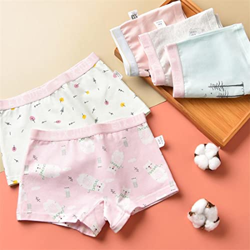 Blueleyu Underwear Girls Boxer Briefs Cotton Comfort Breathable Underpants Boxer for Toddler and Big Girls, 5 of Pack (Gb055), 10-12 Years - Image 2