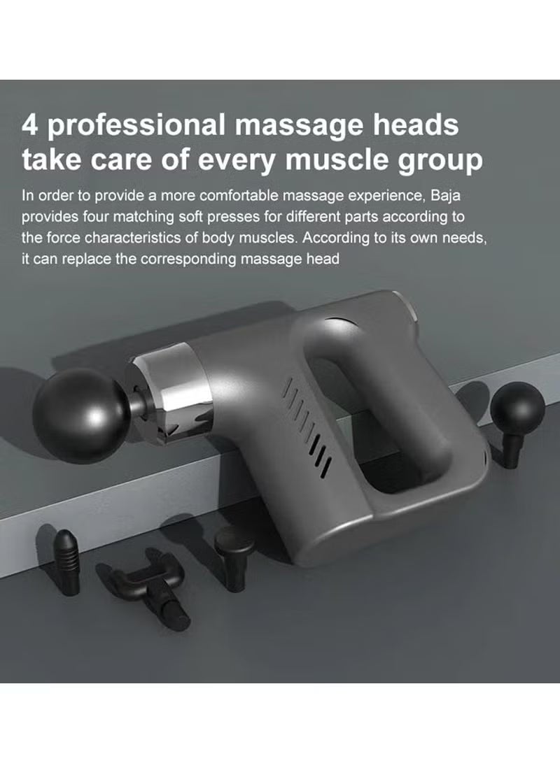 KH-740 Professional Muscle Massage Gun – Deep Tissue Percussion Massager with Multiple Heads & Adjustable Speeds - Image 4