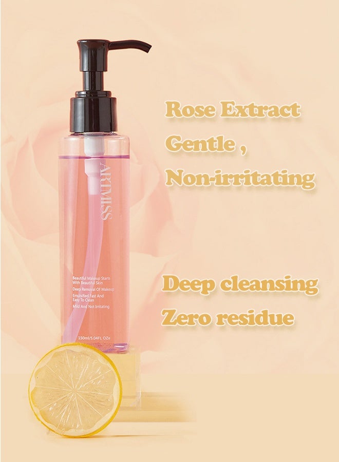 ARTMISS زيت تنظيف بتقنية infusion الوردية · تنقية عميقة وترطيب 150 مل مزيل مكياج - Image 2