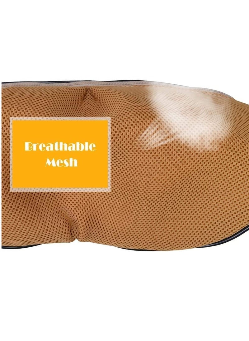 ELTRAZONE مدلك كهربائي شياتسو للعناية بالصحة للرقبة والكتف والجسم مع حرارة للاستخدام المنزلي والسيارة بتصميم على شكل حرف U - Image 4