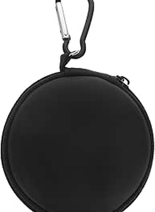 منفضة سجائر محمولة مقاومة للرياح بغطاء ورباط قابلة لإعادة الاستخدام حامل سجائر سفر أسود - Image 1