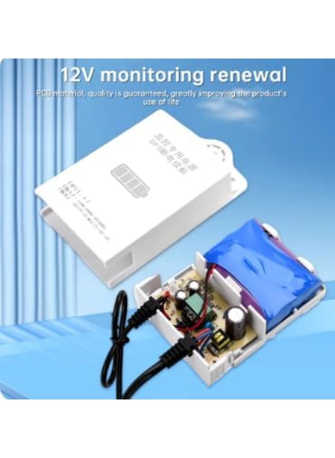 Mini UPS Battery Backup 12V 2A - Uninterruptible Power Supply for WiFi Routers, Modems & Security Cameras - Multi-Protection Emergency Power Bank - Image 3