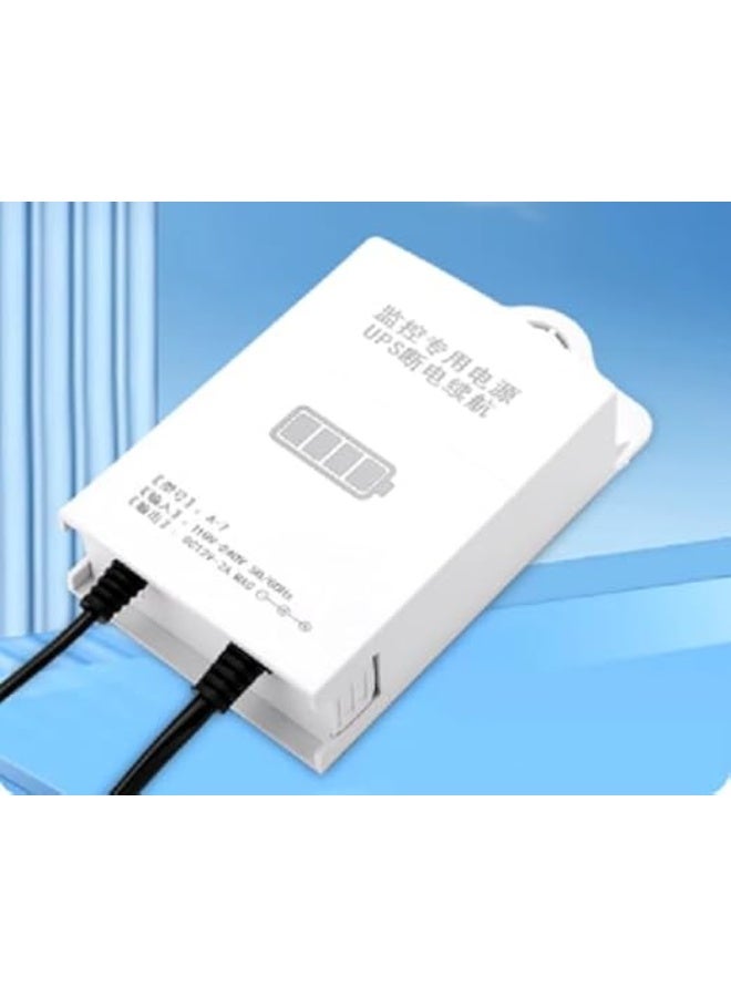 Mini UPS Battery Backup 12V 2A - Uninterruptible Power Supply for WiFi Routers, Modems & Security Cameras - Multi-Protection Emergency Power Bank - Image 2