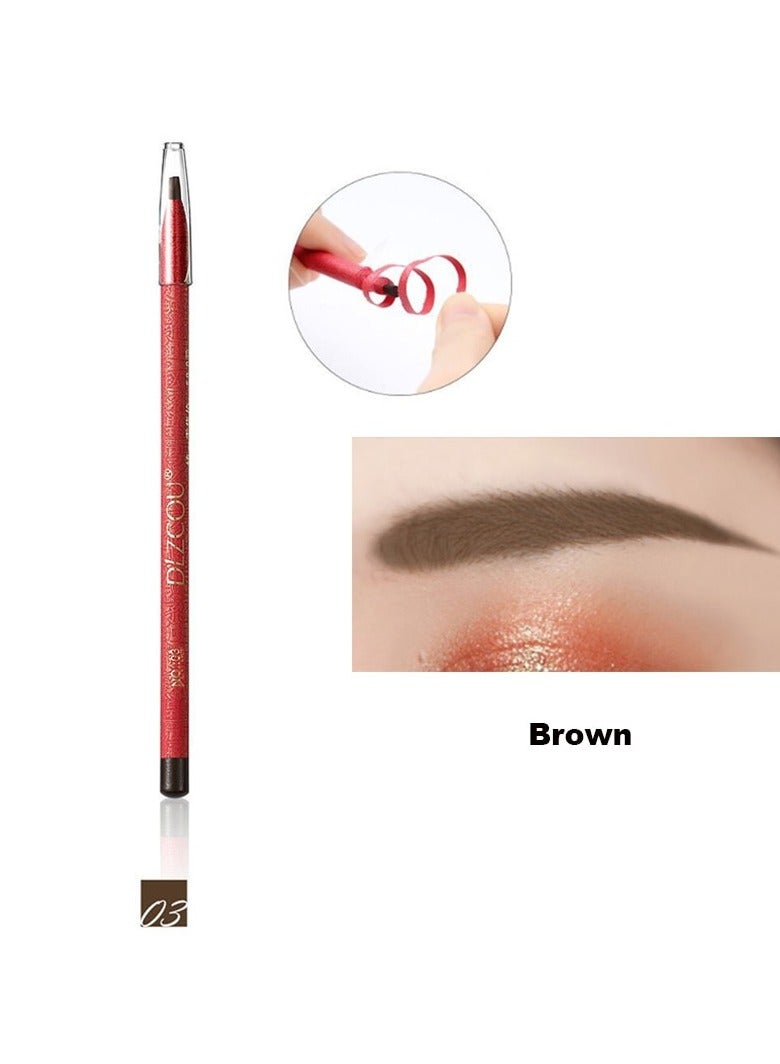 Cool Baby COOLBABY 10PCS Eyebrow Pencil Waterproof Eyebrow Tattoo Tint Enhancers Long Lasting Cosmetics Professional Makeup Brow Lift Eye Brow Pencil - Image 2