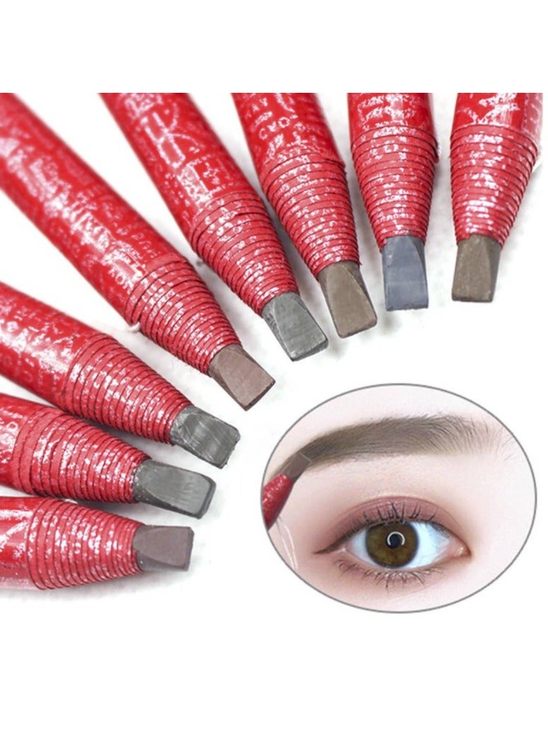 Cool Baby COOLBABY 10PCS Eyebrow Pencil Waterproof Eyebrow Tattoo Tint Enhancers Long Lasting Cosmetics Professional Makeup Brow Lift Eye Brow Pencil - Image 4