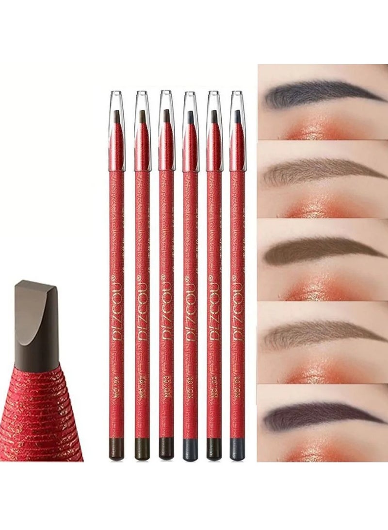 Cool Baby COOLBABY 10PCS Eyebrow Pencil Waterproof Eyebrow Tattoo Tint Enhancers Long Lasting Cosmetics Professional Makeup Brow Lift Eye Brow Pencil - Image 5