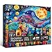 PPuzzling Colorful Houses Puzzles for Adults 1000 Pieces Village Night Landscape Jigsaw Puzzles Fantasy Abstract Starry Sky Puzzle as Nature Decor - Image 4