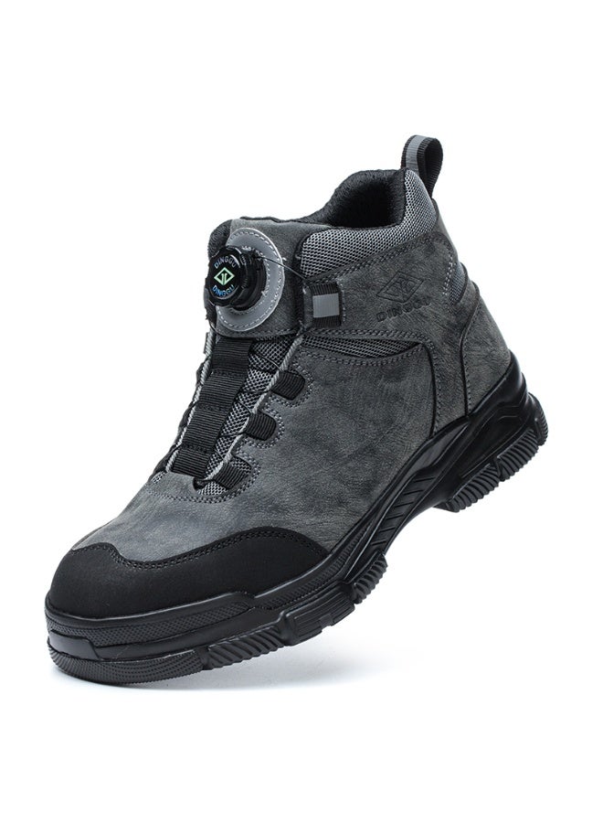 Dinggu Steel Toe Shoes for Men Lightweight Safety Shoes Comfortable Puncture Proof Slip On Indestructible Work Shoes and Fashion Sneakers. - Image 1