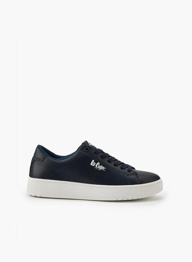 لي كوبر Men'S Perforated Lace-Up Ortholite Sneakers