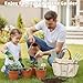 Dreamon Gardening Set Toys for Kids Quality Garden Tool Kit Includes Tote Bag Gloves Shovel Rake Cultivator Watering Can STEM Learning Outdoor Gifts for Kids Toddlers - Image 4