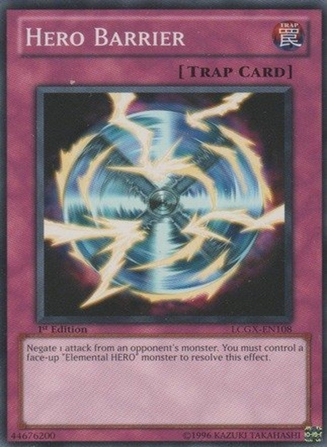 YU-GI-OH! - Hero Barrier (LCGX-EN108) - Legendary Collection 2 - Unlimited Edition - Common