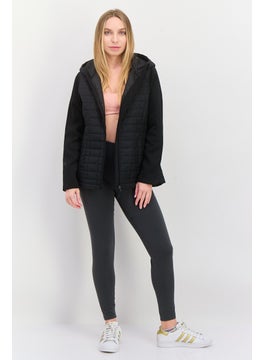 Reebok Women Sportswear Fit Brand Logo Training Jacket, Black  - Image 4
