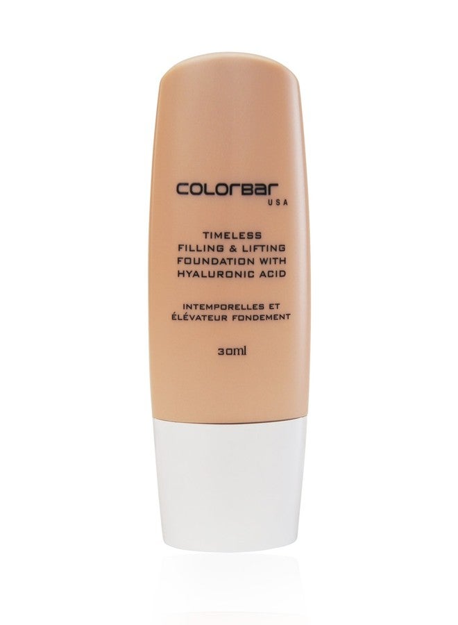 Colorbar Timeless Filling And Lifting Foundation New 30Ml Light Linen | Translucent Finish | Enriched with Hyaluronic acid and Vitamin E | Lightweight | Long-lasting application |Non-comedogenic formula I Liquid - Image 3