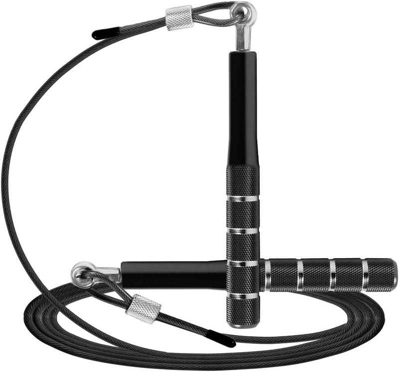 Wastou Jump Rope, Speed Jumping Rope for Training Fitness Exercise, Adjustable Adults Workout Skipping Rope for Men, Women, Kids, Girls - Image 1