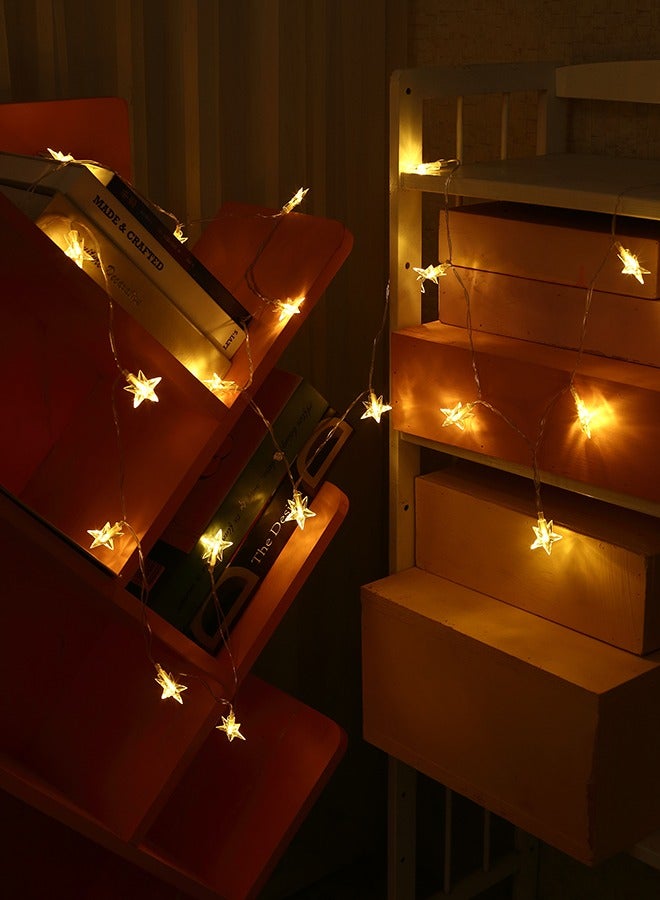 LAWAZIM Generic Plastic String 20 Lamps 18cm |String Lights,Indoor String Lights for Bedroom,Classroom,Outdoor String Lights for Patio,Garden,Party,Wedding - Image 2