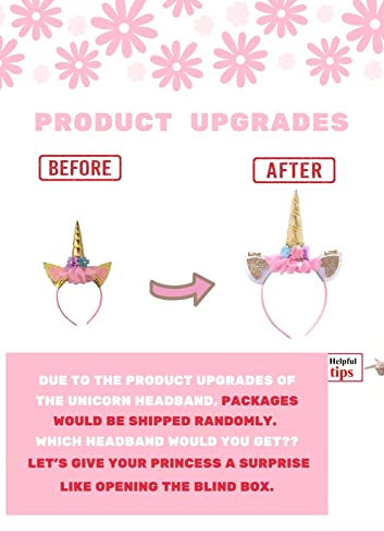 HIHCBF Girls Unicorn Costume Pageant Princess Party Dress Wedding Birthday Christmas Carnival Long Maxi Gown w/Headband Multicolored 8-9T - Image 5