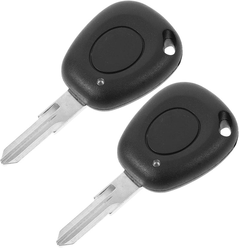 عبوتان من أغلفة مفاتيح السيارة (Car Key Fob Shells) قابلة للاستبدال، تتناسب مع طرازات المفاتيح ذات الزر الواحد، وتُعد من ملحقات الديكور الداخلي للسيارات. - Image 1