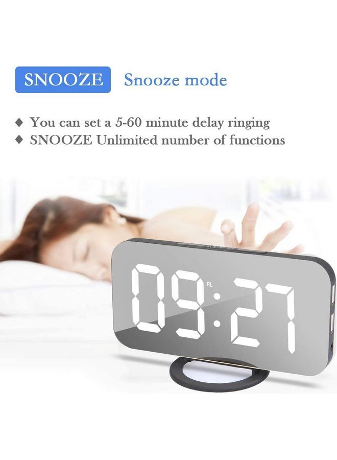 نيبمينينت منبه رقمي أسود 6.22 x 3.03بوصة - Image 5