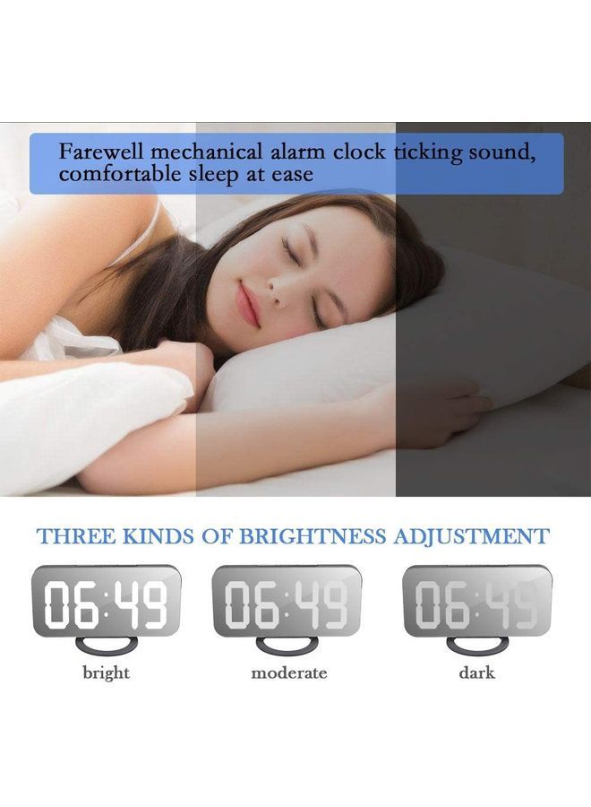 نيبمينينت منبه رقمي أسود 6.22 x 3.03بوصة - Image 4